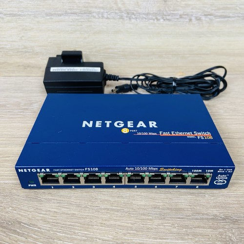 Netgear prosafe fs108 - netgear, v2