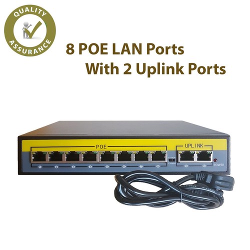 Channel poe switch ethernet - 8,