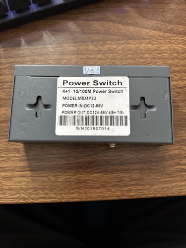 Dslrkit poe switch 100m 1 - switch, 10/100m