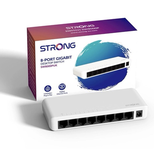 Strong port gigabit ethernet - 8,