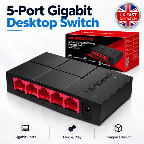 Mercusys ms105g port - ms105g, 5-port