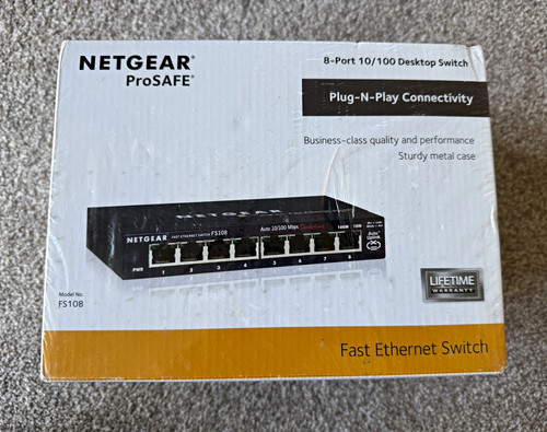 Netgear prosafe fs108 - netgear,