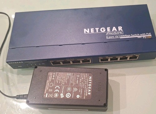 Netgear prosafe fs108p port - netgear, 8