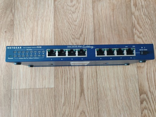 Netgear fs108 switch port - 8,