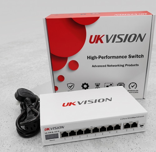 Ukvision port poe lan switch - 8,
