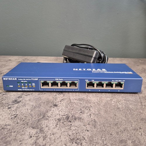 Netgear fs108pv3 port - netgear, 8-port