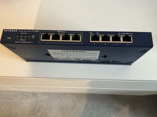 Netgear prosafe fs108p port - prosafe, 8-port