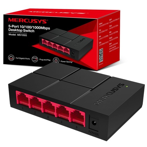 Mercusys ms105g port gigabit - 5-port,